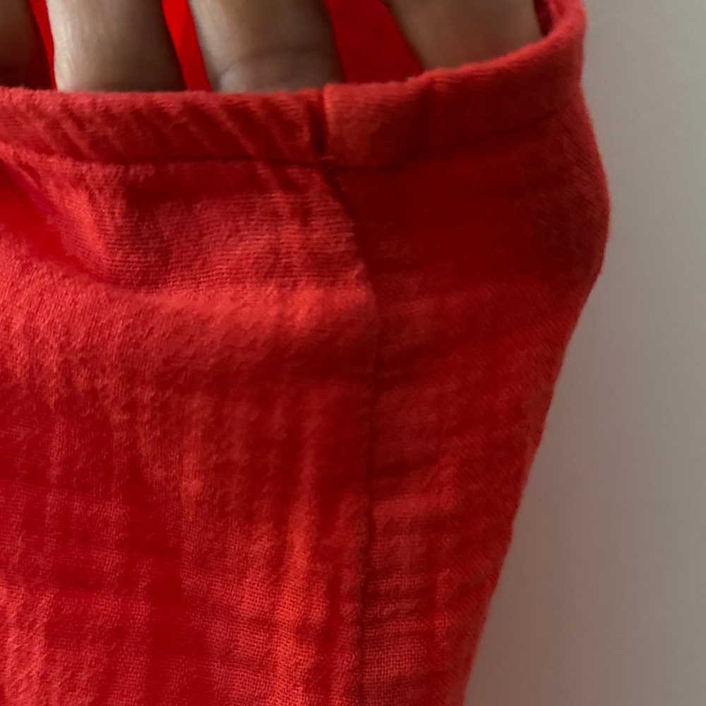 SONOMA Red Sleeveless V-Neck Textured Tank - Picture 7 of 15